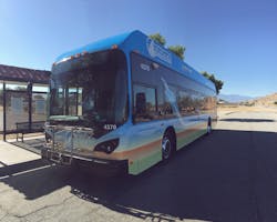 Embedded directly and discretely into the roadway, WAVE systems provide en-route charging to AVTA’s battery-electric buses, extending their range and allowing them to completely master the Antelope Valley’s challenging high desert environment. Embedded directly and discretely into the roadway, WAVE systems provide en-route charging to AVTA’s battery-electric buses, extending their range and allowing them to completely master the Antelope Valley’s challenging high desert environment.