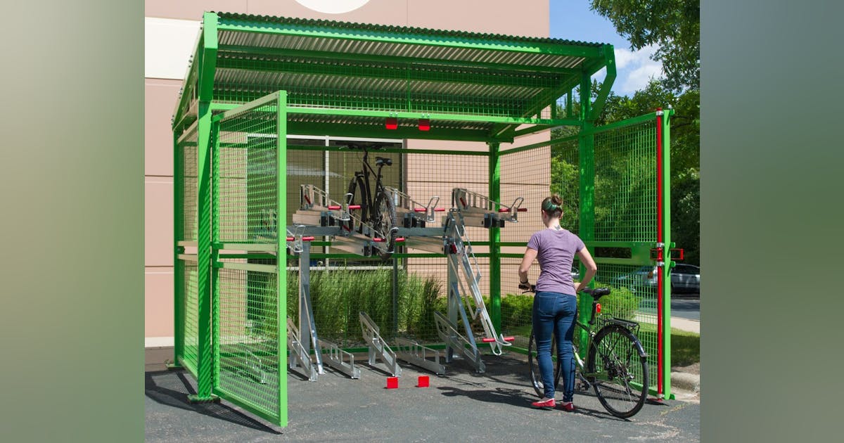 Introducing Dero s New Bike Depot Shelter for Secure Long term and Short term Bicycle Parking Mass Transit
