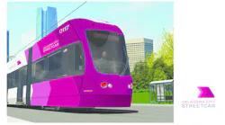 The streetcars are being built in the United States by Brookville Equipment Corp. of Pennsylvania.