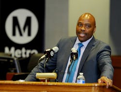 Metro CEO Phil Washington briefs the media on staff recommendation to the board of the Los Angeles County Traffic Improvement Plan ballot measure on June 10, 2016. Metro CEO Phil Washington briefs the media on staff recommendation to the board of the Los Angeles County Traffic Improvement Plan ballot measure on June 10, 2016.