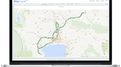 BlipTrack sensor placement in Bangkok. BlipTrack sensor placement in Bangkok.