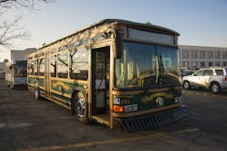 A bus similar to this model will be used on route 628. A bus similar to this model will be used on route 628.