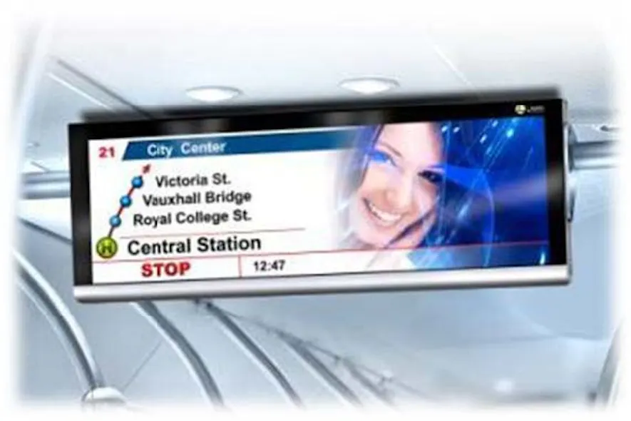 Luminator Introduces INFOtransit Onboard Displays Mass Transit luminator-introduces-infotransit-onboard-displays-mass-transit