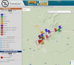 Mountain Line's live route map. Mountain Line's live route map.