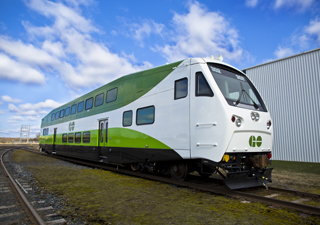 Bombardier Transportation announced that Metrolinx, the Province of Ontario's regional transportation agency for the Greater Toronto and Hamilton Area (GTHA), has exercised options for the purchase of an additional 125 next-generation Bombardier BiLevel commuter rail cars for service with GO Transit in Toronto.