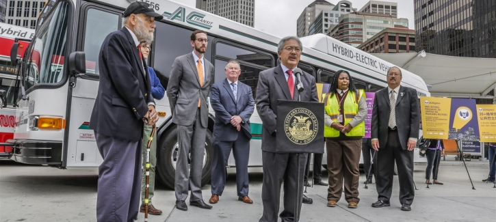 San Francisco Mayor Ed Lee announced the new Allnighter Service, which will provide late-night and early-morning transit service for commuters in San Francisco, East Bay and the Peninsula who rely on buses and rail to get to and from work.
