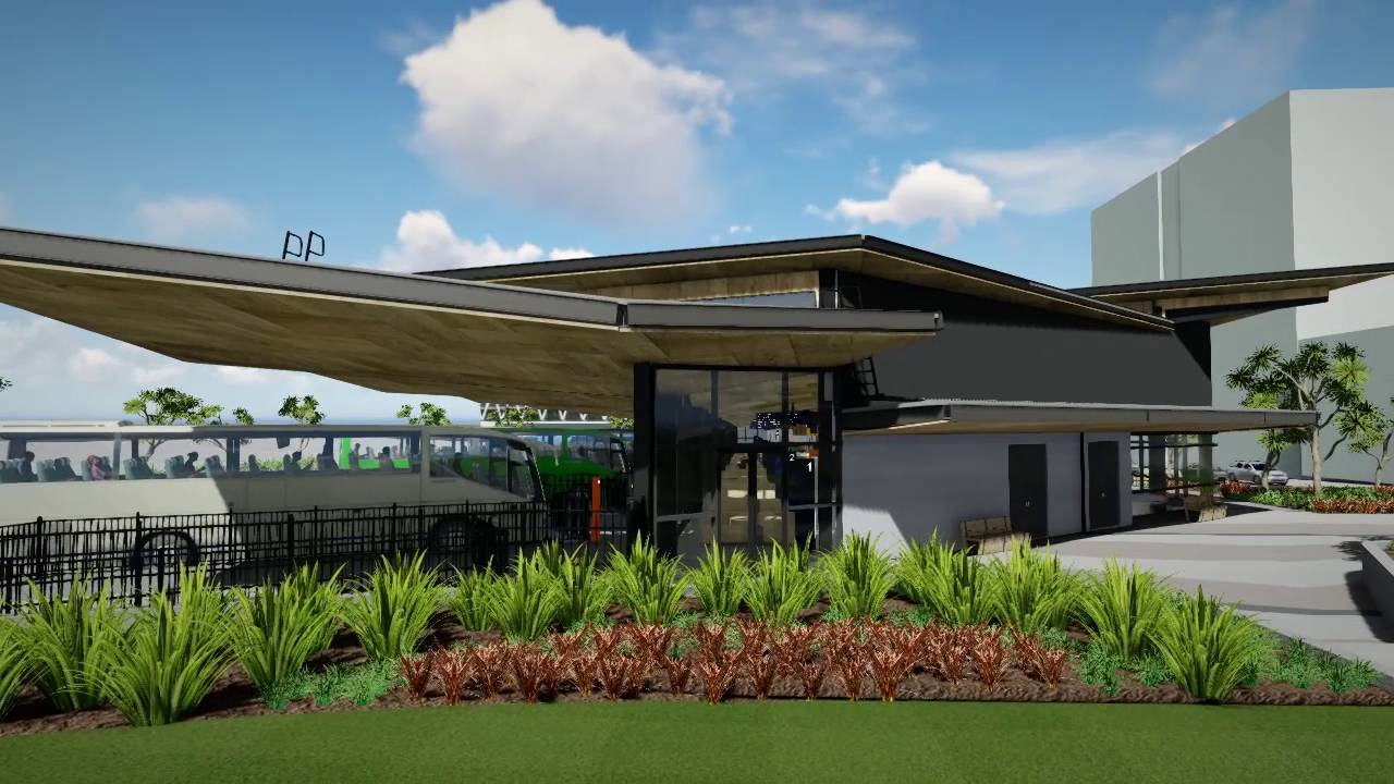 Manukau Bus Station Fly Through