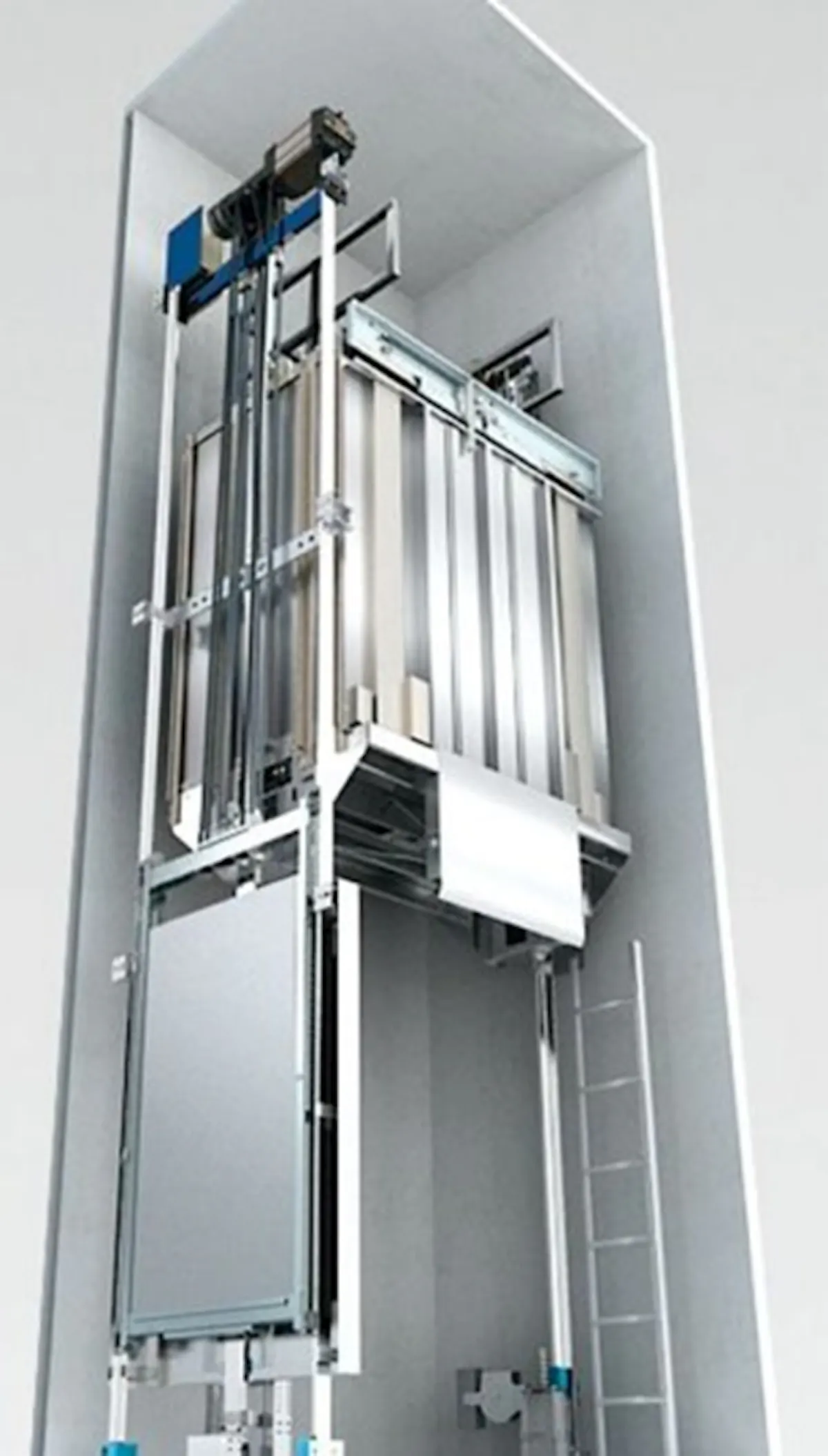 Machine Less Elevator Plan 3100 Machine Room-Less Traction Elevator | Mass Transit