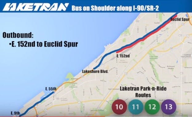 Bus on Shoulder locations 57fffc644e5c8
