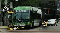 Autonomous technology could bring many benefits to bus rapid transit: improved safety through side and rear collision detection; true precision docking, allowing the buses to get as close to the curb as possible; and, greater ability to adapt to demand and add capacity as needed by sending messages from the stations to operations centers.