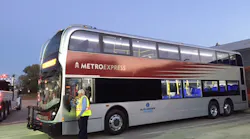 The two-week pilot program will help Capital Metro’s leadership determine if double-decker buses are a feasible option on heavy commuter corridors.