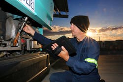 Switching to a paperless fleet management (PFM) system means that maintenance workers have up to date information at their fingertips. Switching to a paperless fleet management (PFM) system means that maintenance workers have up to date information at their fingertips.