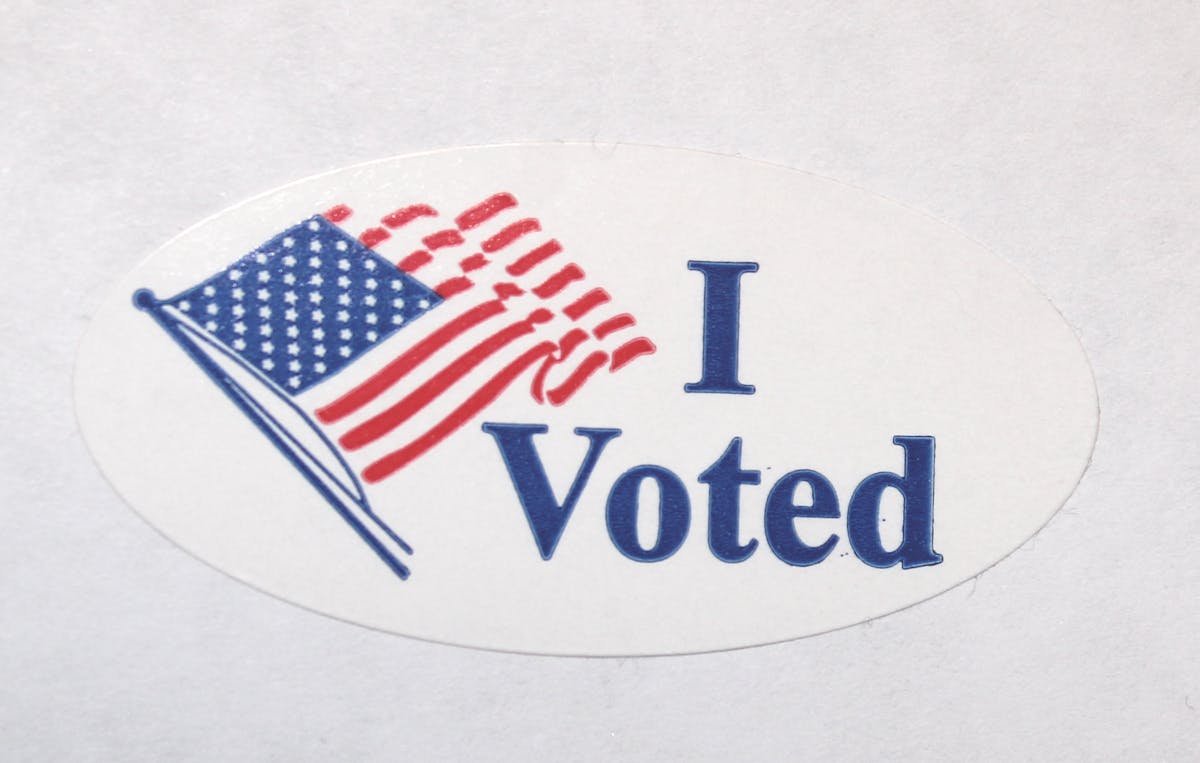 I Voted Sticker 5820b235bb106