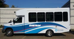 Laketran Dial-a-Ride propane bus mock up design 10 passenger bus. Laketran Dial-a-Ride propane bus mock up design 10 passenger bus.