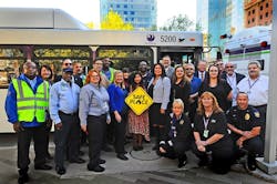 Phoenix Mayor Greg Stanton, Phoenix Vice Mayor Kate Gallego and Phoenix Councilmember Laura Pastor along with representatives from Valley Metro, City of Phoenix, Tumbleweed Center for Youth Development, Transdev, First Transit and Allied Universal celebrate the expansion of Safe Place to Valley Metro and Phoenix buses. Phoenix Mayor Greg Stanton, Phoenix Vice Mayor Kate Gallego and Phoenix Councilmember Laura Pastor along with representatives from Valley Metro, City of Phoenix, Tumbleweed Center for Youth Development, Transdev, First Transit and Allied Universal celebrate the expansion of Safe Place to Valley Metro and Phoenix buses.