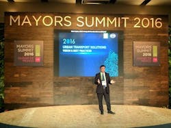 BYD Chairman Wang discusses urban sustainability and transportation solutions.