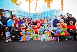 Past years riders donate toys to Help of Southern Nevada for 98 5 KLUC's Chet Buchanan The Morning Zoo toy drive. Past years riders donate toys to Help of Southern Nevada for 98 5 KLUC's Chet Buchanan The Morning Zoo toy drive.