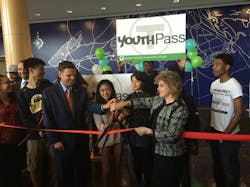 MassDOT Secretary and CEO Stephanie Pollack at an event in June 2015 announcing the start of the year-long Youth Pass Pilot program. MassDOT Secretary and CEO Stephanie Pollack at an event in June 2015 announcing the start of the year-long Youth Pass Pilot program.