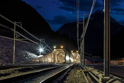 North Portal of the Gotthard Base Tunnel.