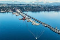 SR 520 Floating bridge in Seattle.