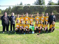 Paul Nash (back row, far right) with the Alvechurch Lions U14s team in their new kit. Paul Nash (back row, far right) with the Alvechurch Lions U14s team in their new kit.