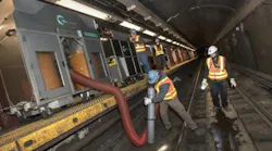MTA vacuum system under test.