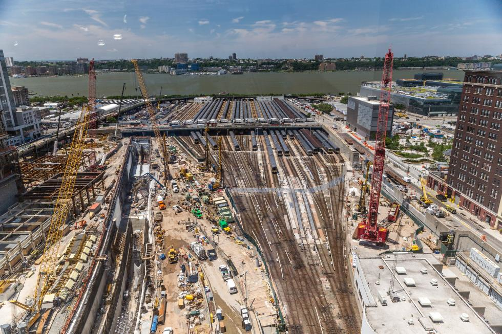 Amtrak Gateway future path for the Hudson Tunnel under construction in 2014.
