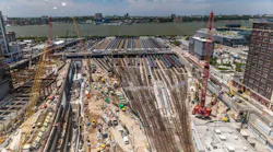 Amtrak Gateway future path for the Hudson Tunnel under construction in 2014.