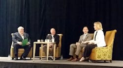 Morgan Lyons leads a CEO roundtable at the APTA Marketing & Communications Workshop with Doran Barnes, Brad Miller and Katharine Eagan. Morgan Lyons leads a CEO roundtable at the APTA Marketing & Communications Workshop with Doran Barnes, Brad Miller and Katharine Eagan.