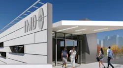 Conceptual rendering of Ogden Avenue auxiliary entrance to the IMD station.