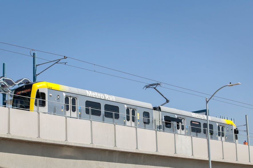 Los Angeles Metro Expo Light Rail.