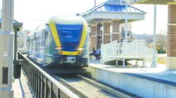 DCTA A-train at station.