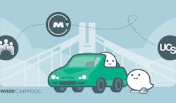 Waze Carpool and MTC have partnered to have Waze drivers and riders with similar destinations to commute together in San Francisco Bay Area. Waze Carpool and MTC have partnered to have Waze drivers and riders with similar destinations to commute together in San Francisco Bay Area.