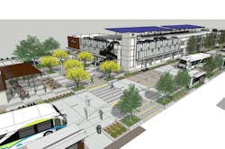RNL&apos;s design for the Coniva Transit Center.