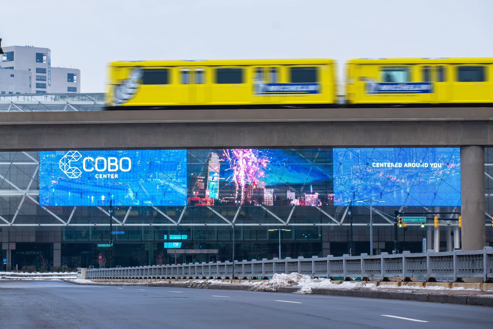 LED Transparent Display.