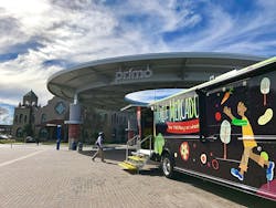 The mini grocery store, farmers market, demonstration kitchen, and teaching tool on wheels improves access to healthy affordable food. The mini grocery store, farmers market, demonstration kitchen, and teaching tool on wheels improves access to healthy affordable food.