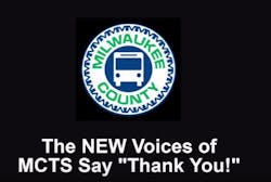 The new voices of MCTS say &apos;thank you&apos;.