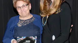 Teri Collins, bus services program supervisor with Jessica Rietz, WTS Phoenix chapter president.