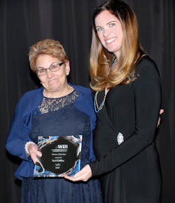 Teri Collins, bus services program supervisor with Jessica Rietz, WTS Phoenix chapter president. Teri Collins, bus services program supervisor with Jessica Rietz, WTS Phoenix chapter president.