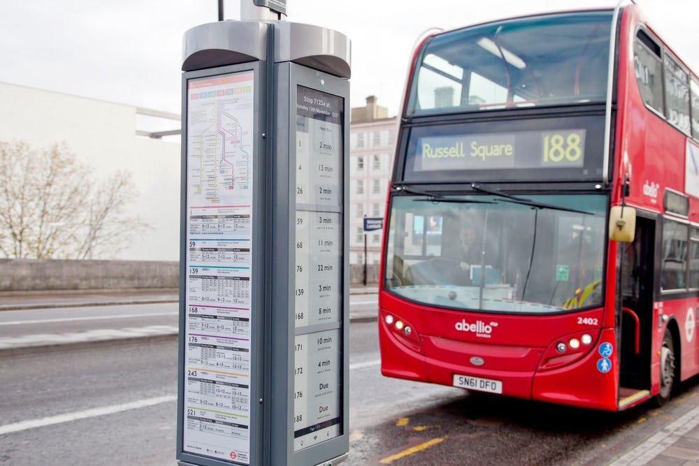 E-Paper Bus Destination Displays for TfL.