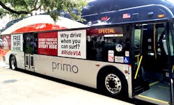 VIA introduced free, systemwide 4G LTE WiFi in 2015, making it the first major public transportation agency in the nation to provide this level of access to the amenity. VIA introduced free, systemwide 4G LTE WiFi in 2015, making it the first major public transportation agency in the nation to provide this level of access to the amenity.