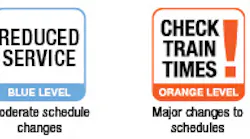 The new color-coded weather alert system from Keolis.