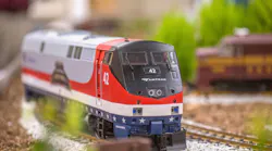Visitors to the Flower Show can enjoy the Railway Garden’s vast display of model trains and a trolley.