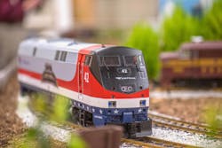 Visitors to the Flower Show can enjoy the Railway Garden’s vast display of model trains and a trolley. Visitors to the Flower Show can enjoy the Railway Garden’s vast display of model trains and a trolley.