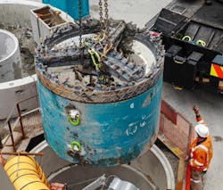Tunnel boaring machine makes next steps in Auckland.