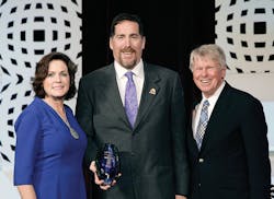 Pat Ziska, MCI New Coach sales vice president joins Dan Martin, president of Karst Stage, and Dale Krapf, chairman of UMA and chairman of Krapf Bus Companies, West Chester, Pennsylvania. Pat Ziska, MCI New Coach sales vice president joins Dan Martin, president of Karst Stage, and Dale Krapf, chairman of UMA and chairman of Krapf Bus Companies, West Chester, Pennsylvania.