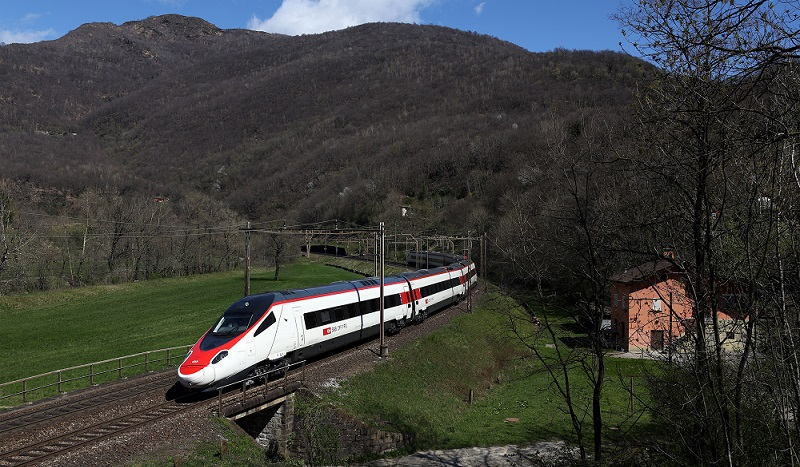Pendolino ETR 610 high-speed train.