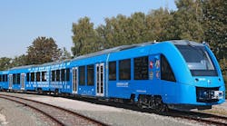Alstom&apos;s Hydrogen Train the Coradia iLint.