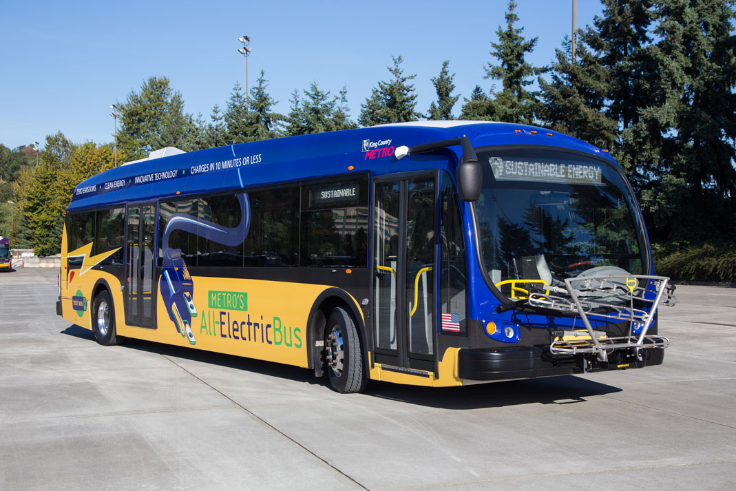 Metro currently operates a mixture of diesel, diesel-electric hybrids, electric trolley and battery-electric buses.