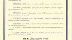 Chris Abele proclaimed the week of March 13th – 19th, MCTS Excellence Week.